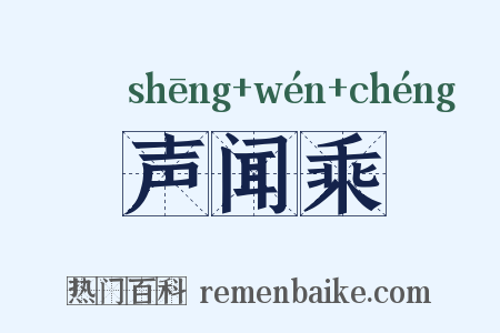 声闻乘是什么意思的图片